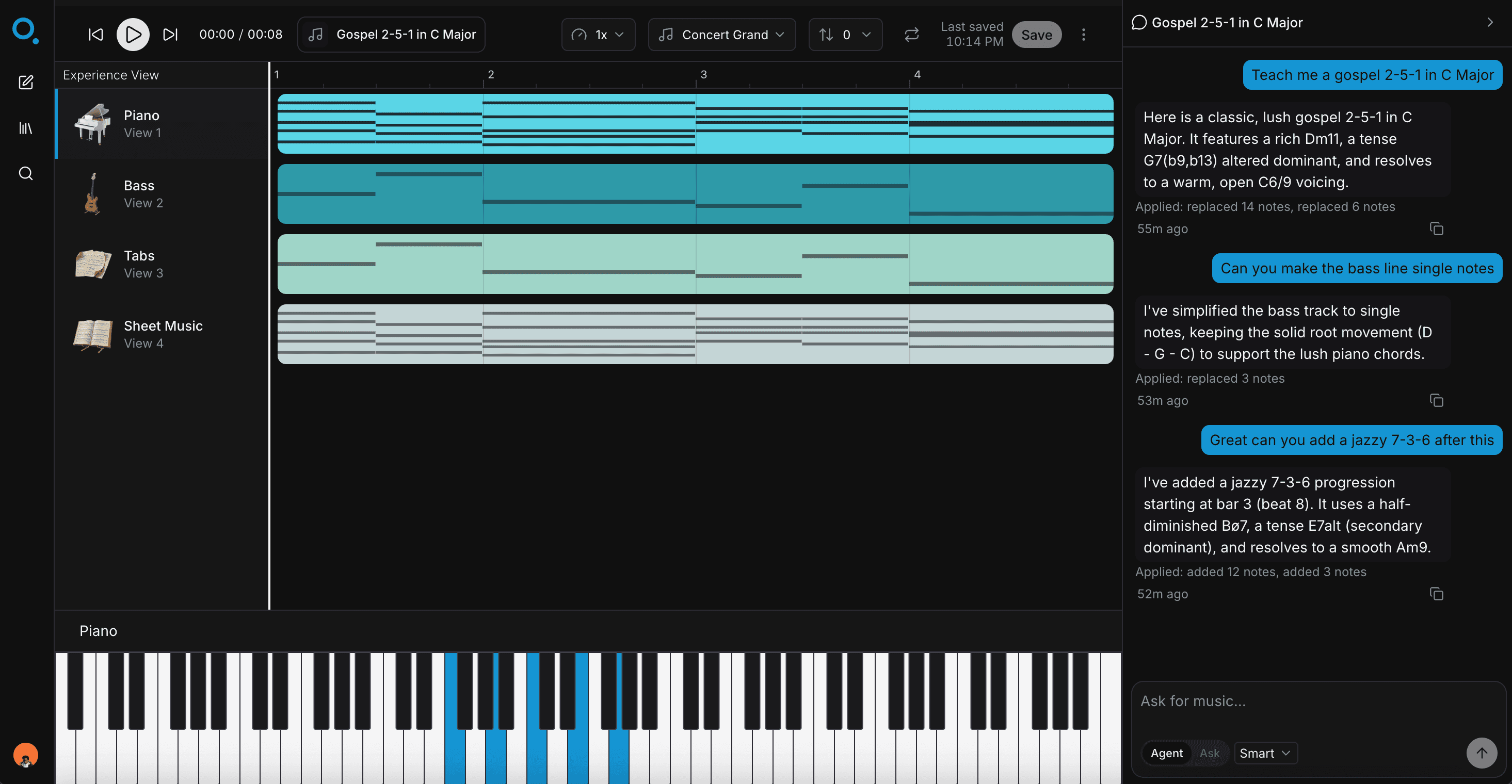 Quartal | an AI workspace for learning music